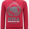 Sudaderas local fanatic | Sudadera Hombre - Mma Fighter - Burdeos