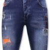 Pantalones Cortos local fanatic | Pantalones Cortos De Mezclilla Para Hombre - Slim Fit - 1049 - Azul