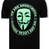 Camisetas local fanatic | Camiseta Hombre - We Are Anonymous - Negro