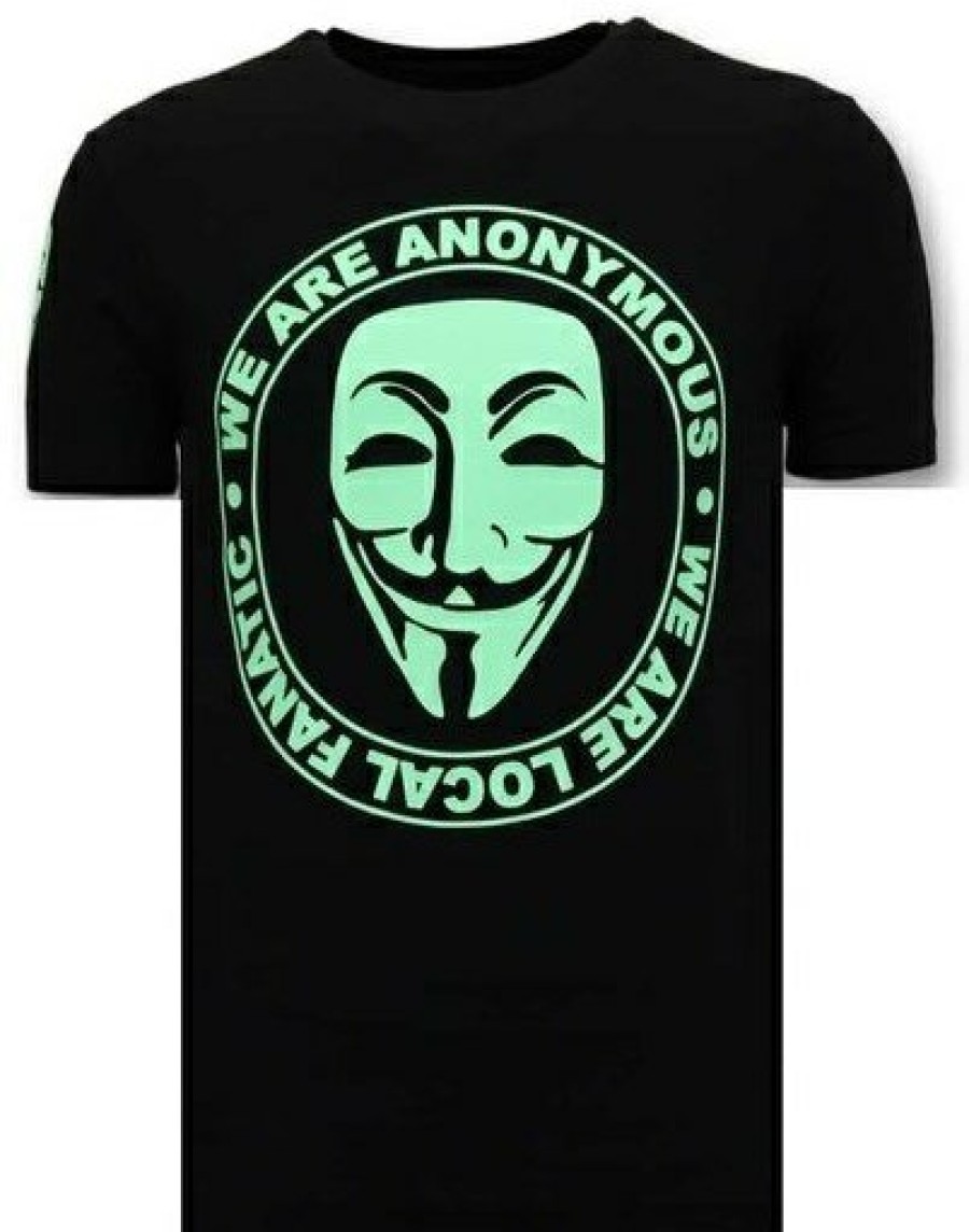 Camisetas local fanatic | Camiseta Hombre - We Are Anonymous - Negro