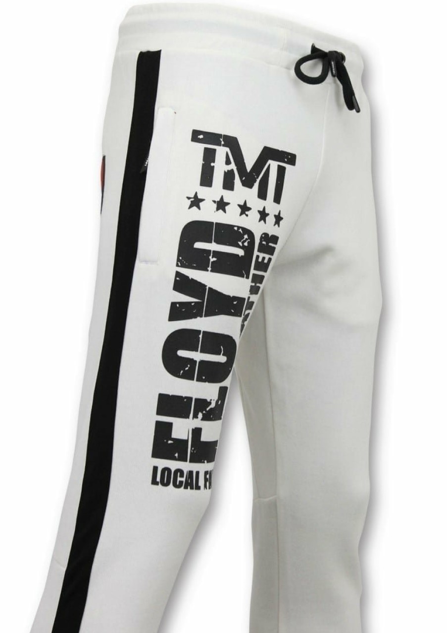 Chandals local fanatic | Pantalones De Chandal Hombres- Tmt Floyd Mayweather - Blanco