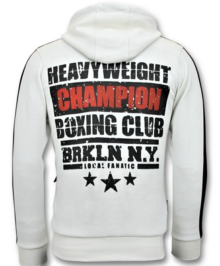 Chandals local fanatic | Chaqueta Chandal Hombres-Iron Mike Tyson - Blanco