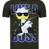 Camisetas local fanatic | Camiseta Hombre - Like A Boss - Verde