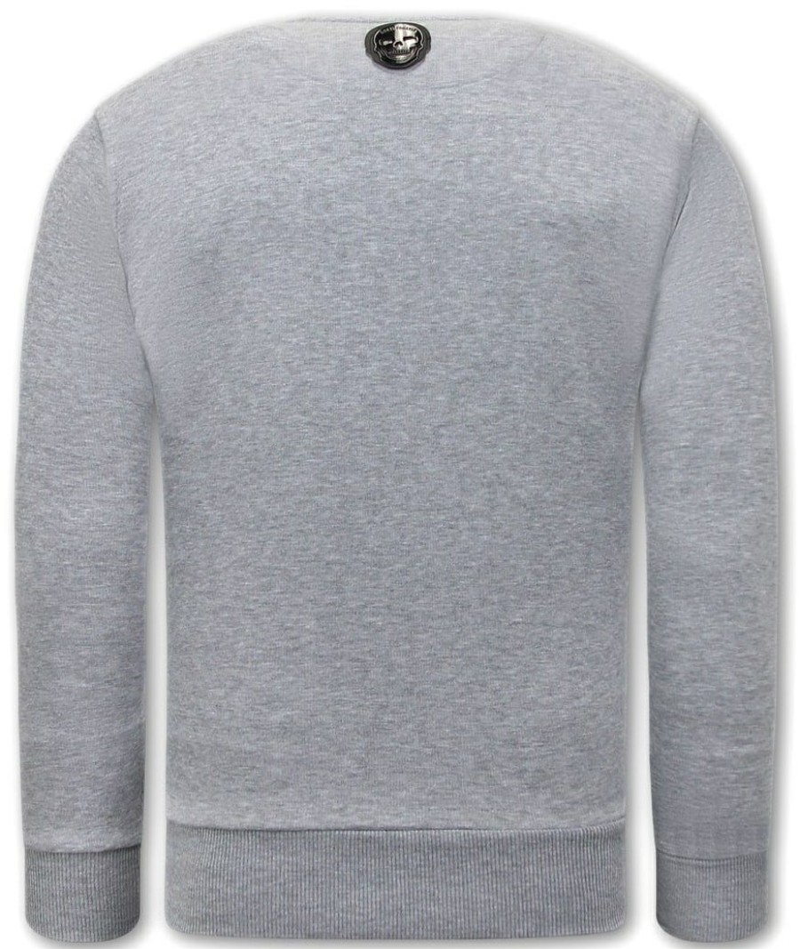 Sudaderas local fanatic | Sudadera Hombre - The Chuck - Gris