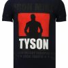 Camisetas local fanatic | Camiseta Hombre - Ironmike Tyson - Azul