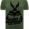 Camisetas local fanatic | Camiseta Hombre - Fast And Furious - Verde