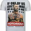 Camisetas local fanatic | Camiseta Hombre - Conor Mcgregor - Blanco