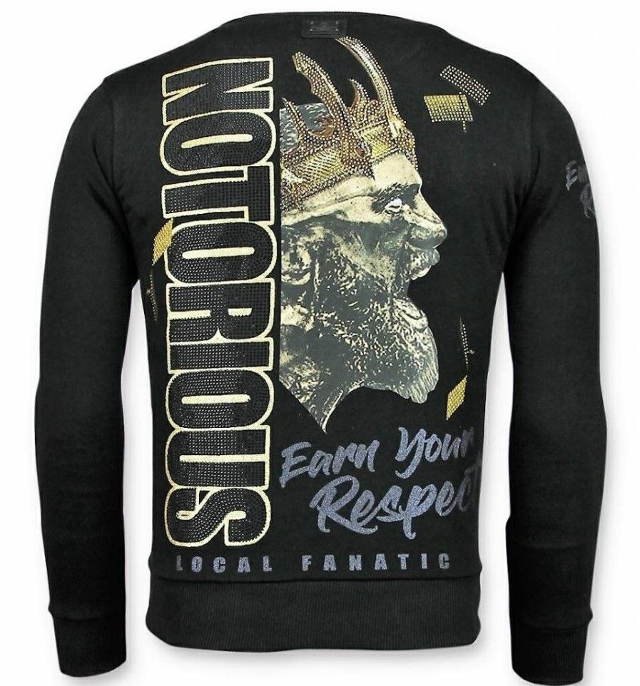 Sudaderas local fanatic | Sudadera Hombre - Conor Mcgregor Notorious - Negro