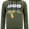 Sudaderas local fanatic | Hombres Con Capucha - Loaded Gun - Verde