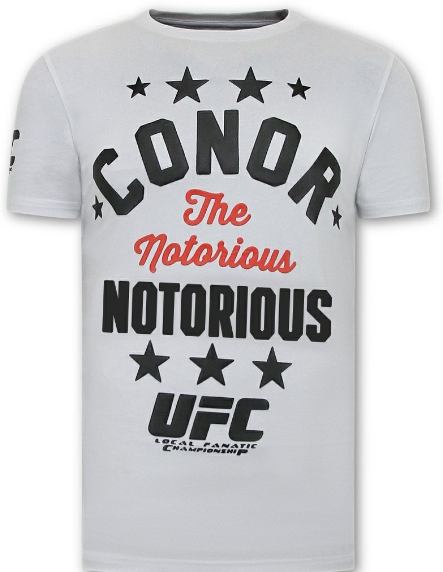 Camisetas local fanatic | Camiseta Hombre - Conor Mcgregor Ufc - Blanco