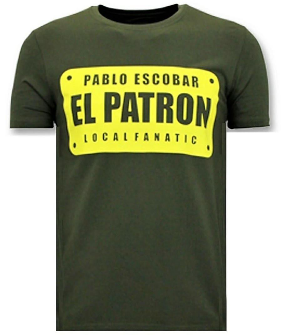 Camisetas local fanatic | Camiseta Hombre - El Patron - Verde