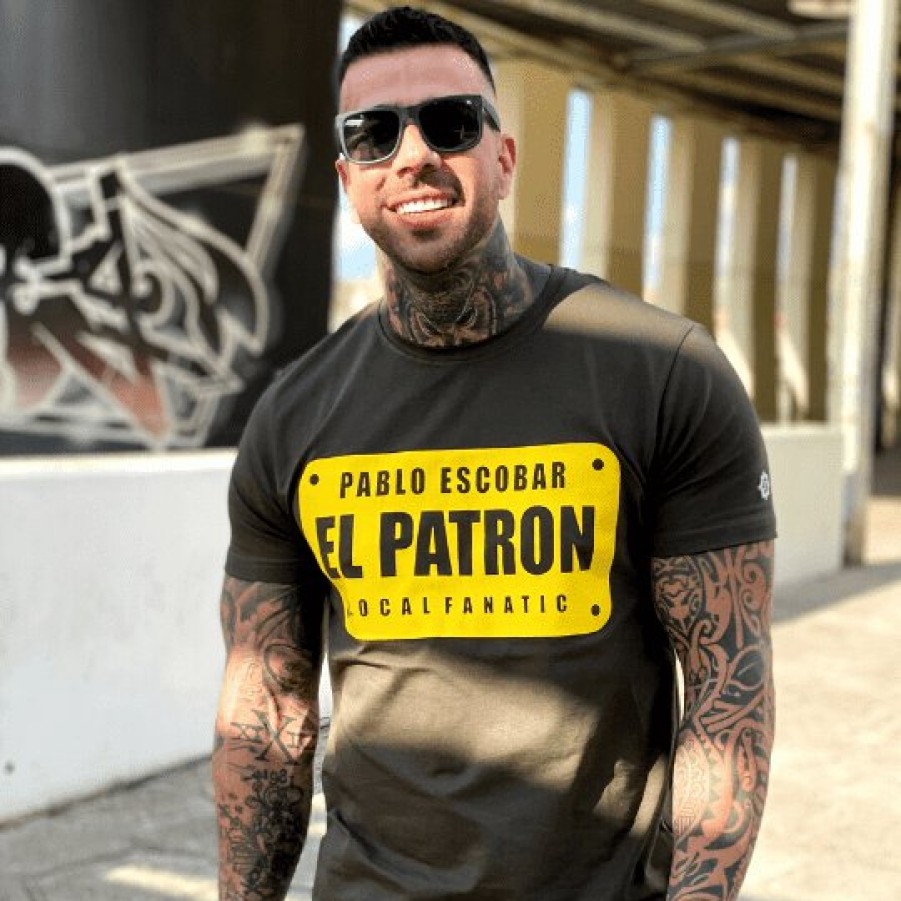 Camisetas local fanatic | Camiseta Hombre - El Patron - Verde