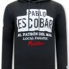 Sudaderas local fanatic | Hombres Con Capucha - Pablo Escobar - Negro