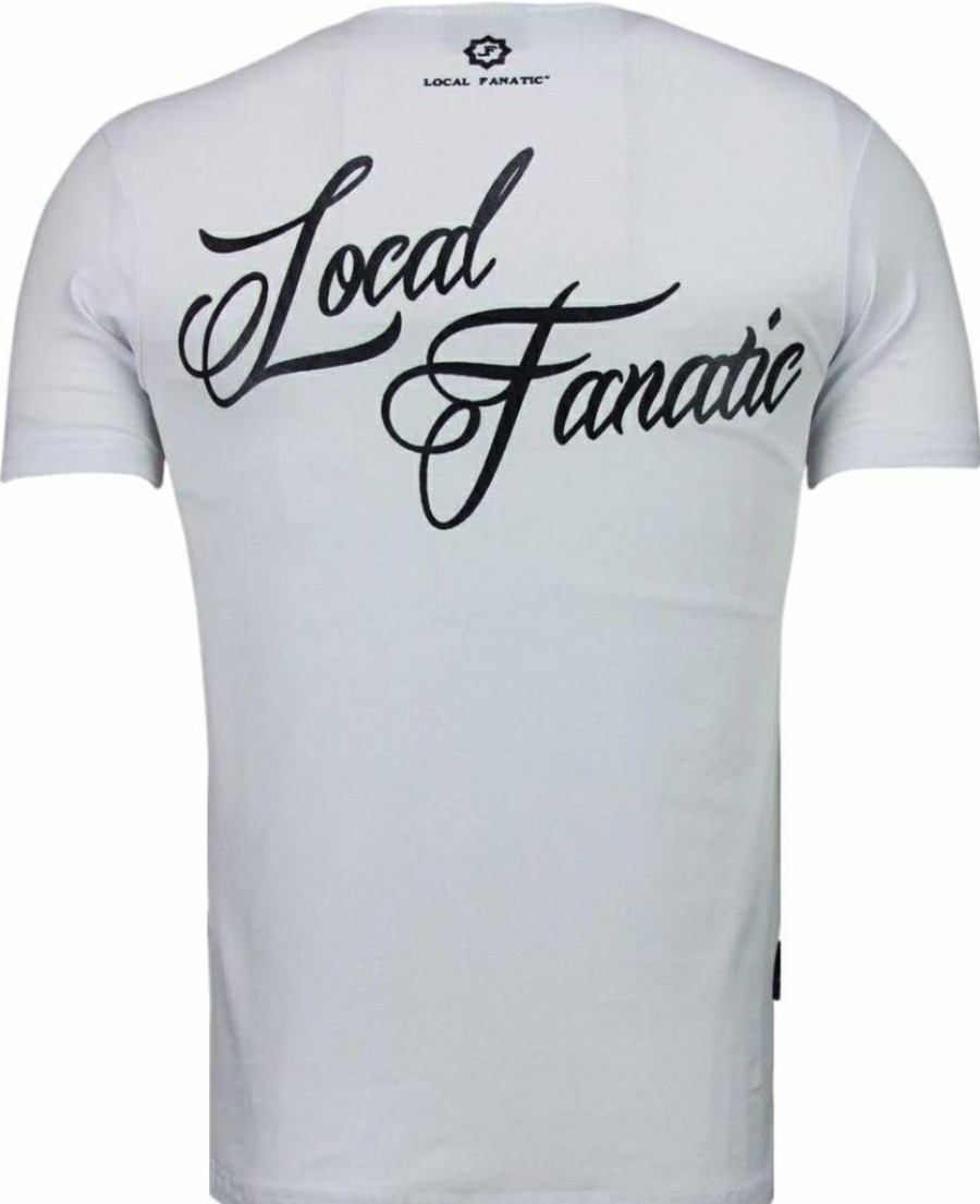 Camisetas local fanatic | Camiseta Hombre - Holy Mary - Blanco