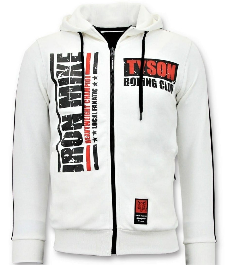 Chandals local fanatic | Chandal Hombres- Iron Mike Tyson - Blanco