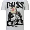 Camisetas local fanatic | Camiseta Hombre - Billionaire Boss - Blanco